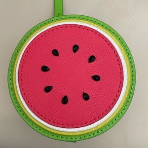 Kate Spade Pink and Green Watermelon Coin Purse Retired